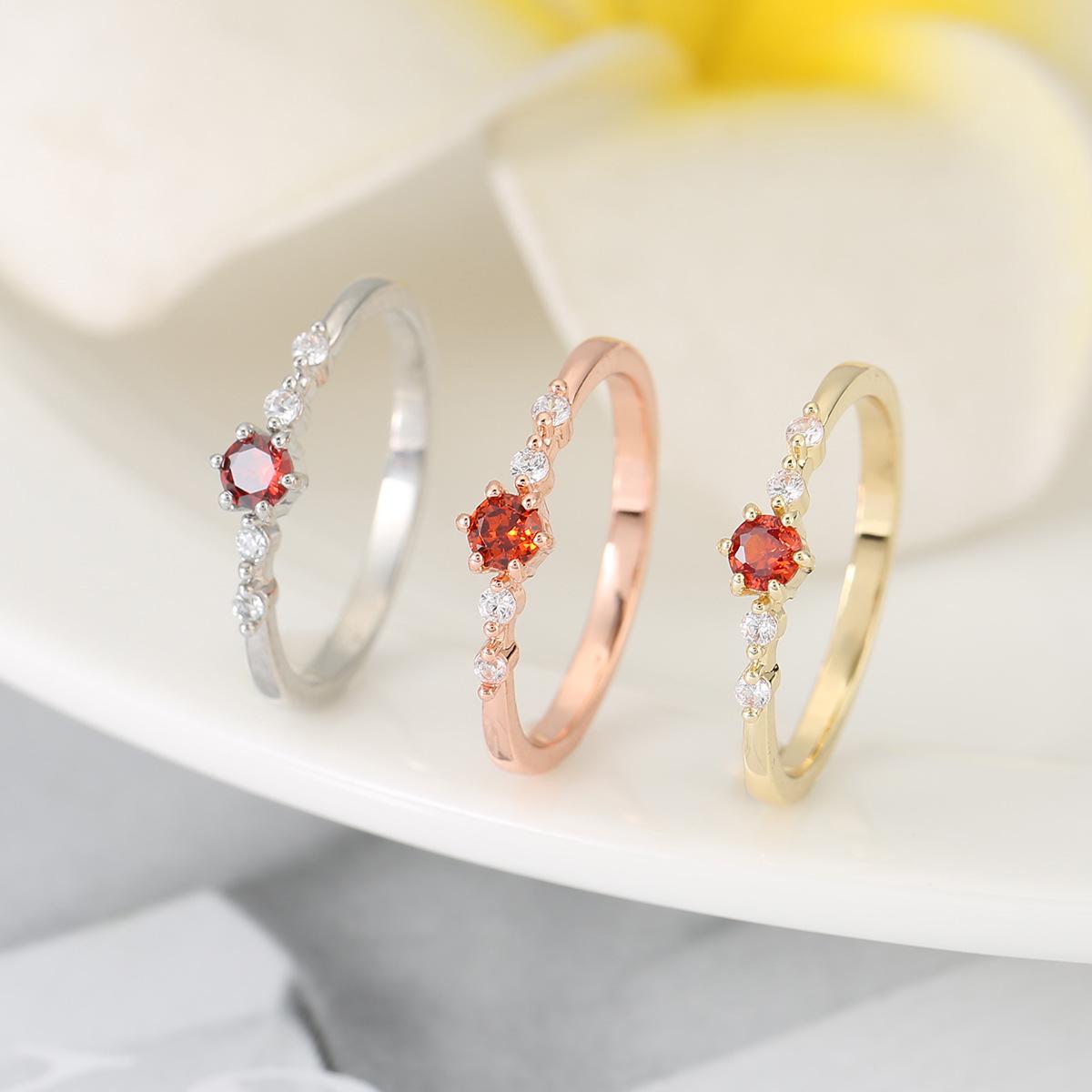 Elegant Copper-Plated Ruby Engagement Ring - European & American Style Fashion Jewelry for Women Size 6 рожевий колір золота
Elegant Copper-Plated Ruby Engagement Ring - European & American Style Fashion Jewelry for Women Size 6 рожевий колір золота