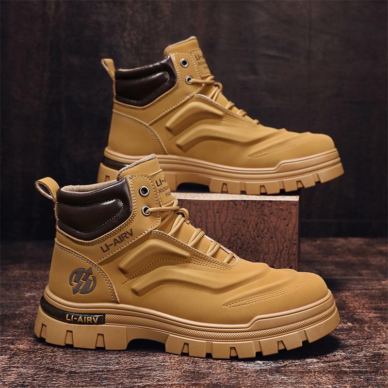 Мужская повседневная обувь, рабочая обувь на шнуровке с толстой подошвой, мужская обувь для работы на открытом воздухе, высококачественные ботинки для походов на осень и зиму 39
Мужская повседневная обувь, рабочая обувь на шнуровке с толстой подошвой, мужская обувь для работы на открытом воздухе, высококачественные ботинки для походов на осень и зиму 39