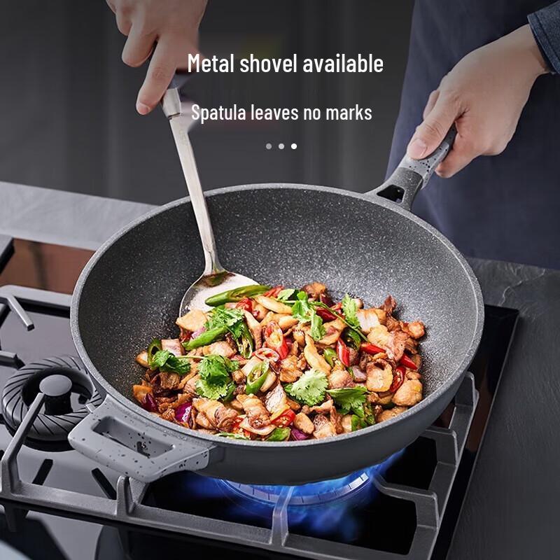 ASD Magic Stone Non-stick Titanium Wok for Gas Stoves
ASD Magic Stone Non-stick Titanium Wok for Gas Stoves