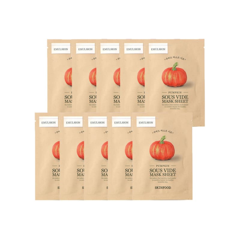 Skinfood Pumpkin Sous Vide Mask Sheet 18g x 10 sheets
Skinfood Pumpkin Sous Vide Mask Sheet 18g x 10 sheets