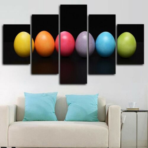 5Pcs Colourful Eggs Canvas Wall Poster HD Print Home Decor Paintings No Framed Pictures Art 5 Panel Room Decor Modern
5Pcs Colourful Eggs Canvas Wall Poster HD Print Home Decor Paintings No Framed Pictures Art 5 Panel Room Decor Modern