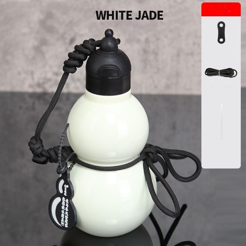 316 Stainless Steel Gourd Water Bottle 580ml Insulated Metal Bottle with Adjustable Strap Leak-Proof for Travel/Sports/Cycling 501-600ml
316 Stainless Steel Gourd Water Bottle 580ml Insulated Metal Bottle with Adjustable Strap Leak-Proof for Travel/Sports/Cycling 501-600ml
