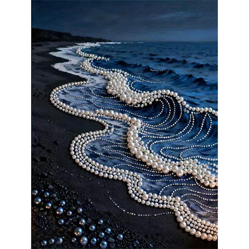 Pearl Wave DIY Diamond Art Kits 15.7x19.6inch Gem Art Diamond Painting Kits Without Frame for Adults/Beginners Gift Idea Home Wall Decor 40x50cm
Pearl Wave DIY Diamond Art Kits 15.7x19.6inch Gem Art Diamond Painting Kits Without Frame for Adults/Beginners Gift Idea Home Wall Decor 40x50cm