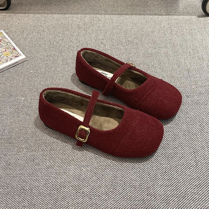 Fur Lining Women Flats Shoes Comfort Round Toe Soft Sole Shoes Outdoor Warm Short Plush Mary Jane Shoes For Autumn Winter 35 червоний
Fur Lining Women Flats Shoes Comfort Round Toe Soft Sole Shoes Outdoor Warm Short Plush Mary Jane Shoes For Autumn Winter 35 червоний