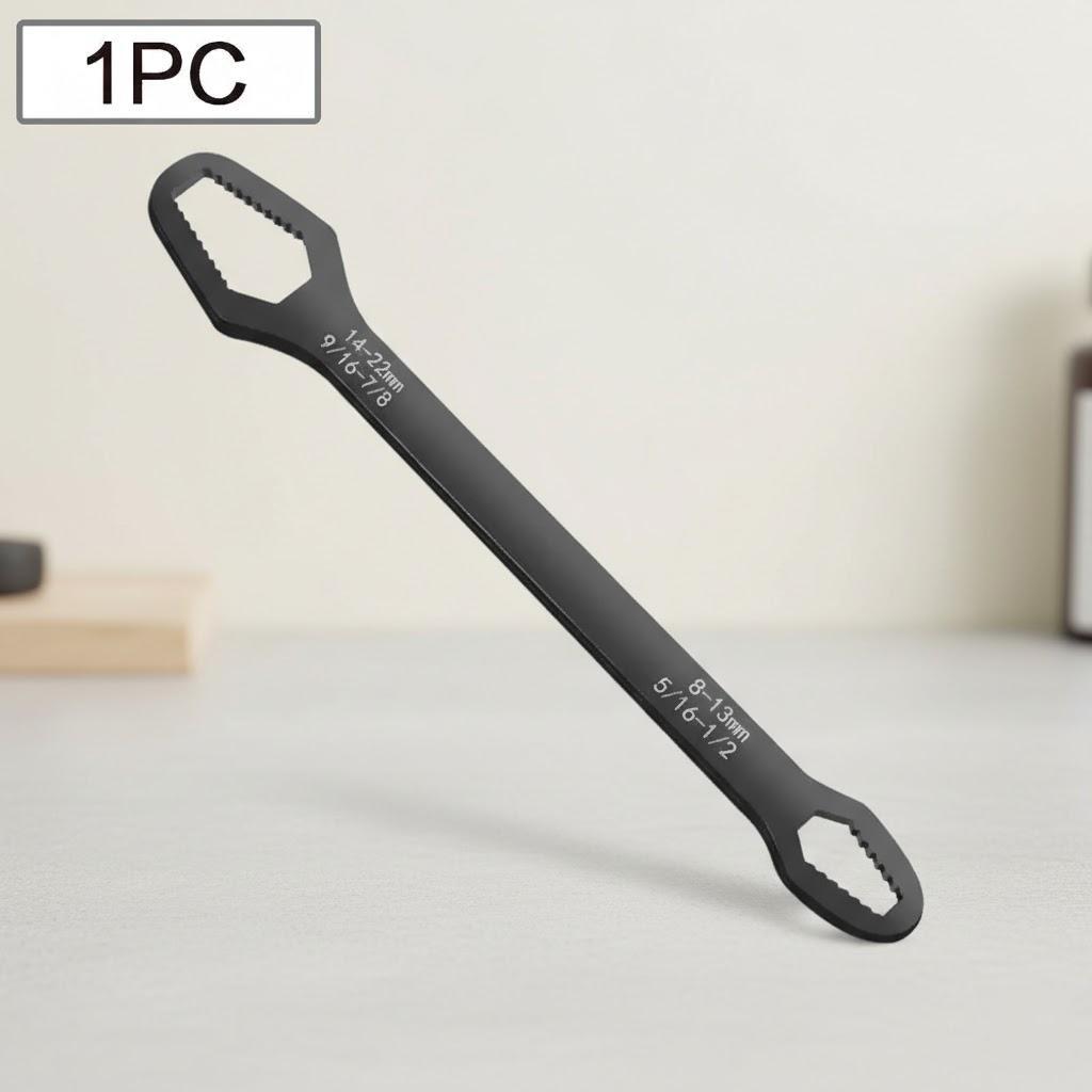 1PC Chromium Vanadium Steel Double Ended Universal Wrench 8-22mm Spanner Hand Tools for Nuts and Bolts
1PC Chromium Vanadium Steel Double Ended Universal Wrench 8-22mm Spanner Hand Tools for Nuts and Bolts