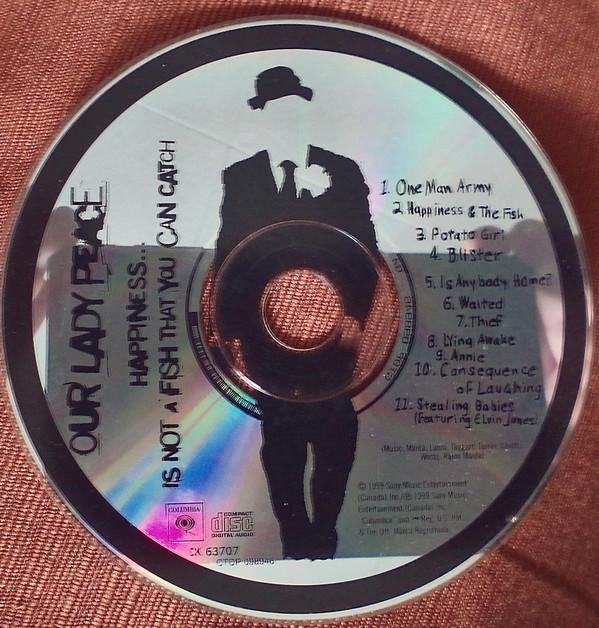 CD OUR LADY PEACE - Happiness... Is Not A Fish That You CK63707 Columbia 1999 US Rock Used
CD OUR LADY PEACE - Happiness... Is Not A Fish That You CK63707 Columbia 1999 US Rock Used