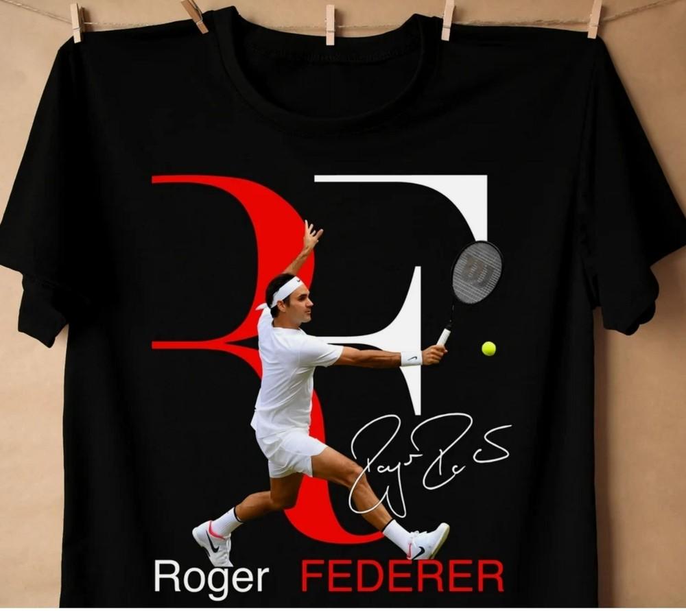 Perfect Roger Federer Signature T-shirt black Cotton tee All size S-45Xl Unisex T-Shirt XXXXL
Perfect Roger Federer Signature T-shirt black Cotton tee All size S-45Xl Unisex T-Shirt XXXXL