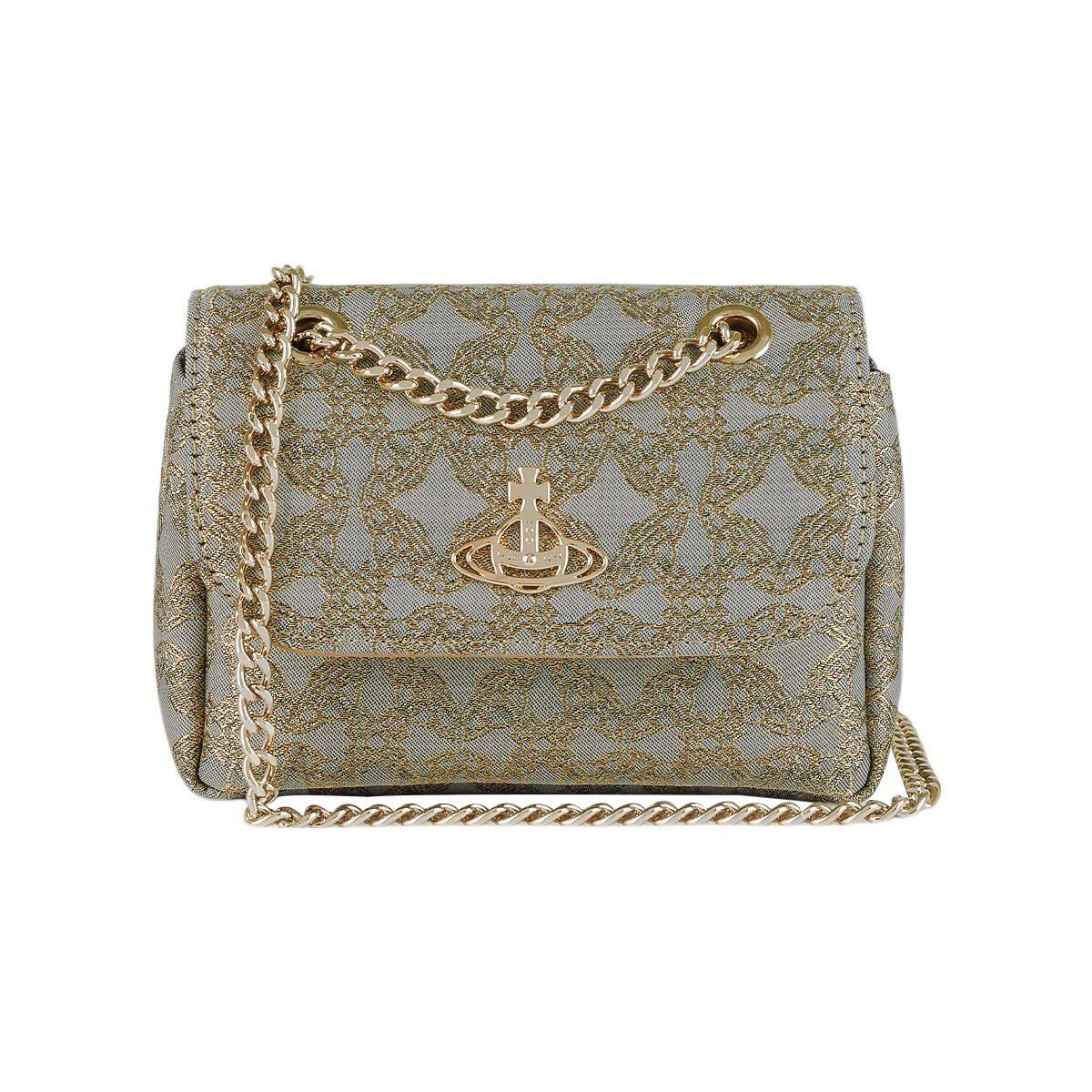 VIVIENNE WESTWOOD Saturn Logo Chain Shoulder Bag Wallet Mini Women Bags Gold Gray 52020005W00I2R401 Basic Set (Bag)
VIVIENNE WESTWOOD Saturn Logo Chain Shoulder Bag Wallet Mini Women Bags Gold Gray 52020005W00I2R401 Basic Set (Bag)