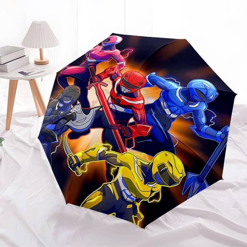 1pc Power Rangers Auto-Open Umbrella, Portable Tri-Fold Design with 8-Bone Iron Frame, Outdoor, Perfect Gift for Fans, Travelers, Everyday Use, Ideal
1pc Power Rangers Auto-Open Umbrella, Portable Tri-Fold Design with 8-Bone Iron Frame, Outdoor, Perfect Gift for Fans, Travelers, Everyday Use, Ideal
