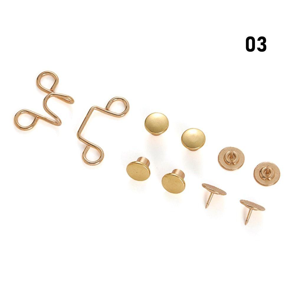 1 комплект аксессуаров для одежды, пуговица для талии, зажим для утяжки талии, пряжка без гвоздей, джинсы, брюки 03
1 комплект аксессуаров для одежды, пуговица для талии, зажим для утяжки талии, пряжка без гвоздей, джинсы, брюки 03