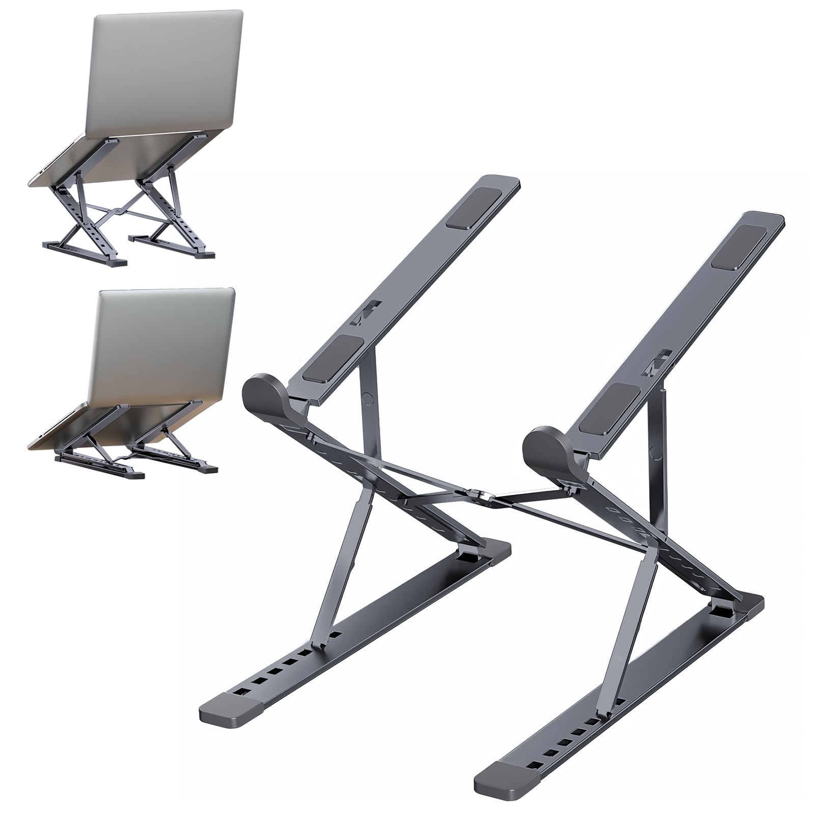 Domstar Laptop Height and Angle Aluminum Alloy PC Storage Bag Dark Gray Stand, Adjustable, Foldable, Anti-Slip, Portable, Stand, Included,
Domstar Laptop Height and Angle Aluminum Alloy PC Storage Bag Dark Gray Stand, Adjustable, Foldable, Anti-Slip, Portable, Stand, Included,