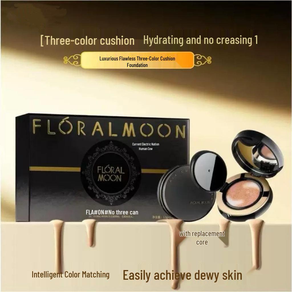 Hua Yan Li Luxurious Flawless Three-Color Cushion Foundation (2x13g)
Hua Yan Li Luxurious Flawless Three-Color Cushion Foundation (2x13g)