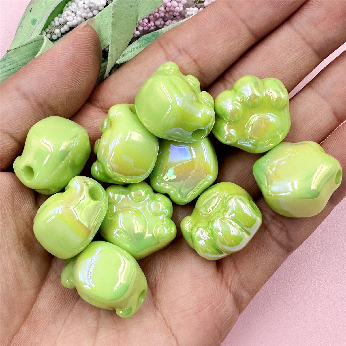 Креативные 10 шт./компл. бусины в виде медвежьей лапы, акриловые детские ювелирные аксессуары «сделай сам», 18,6*21 мм, подвески, модные серьги «сделай сам», ожерелье, браслет, мультфильм зелёный
Креативные 10 шт./компл. бусины в виде медвежьей лапы, акриловые детские ювелирные аксессуары «сделай сам», 18,6*21 мм, подвески, модные серьги «сделай сам», ожерелье, браслет, мультфильм зелёный