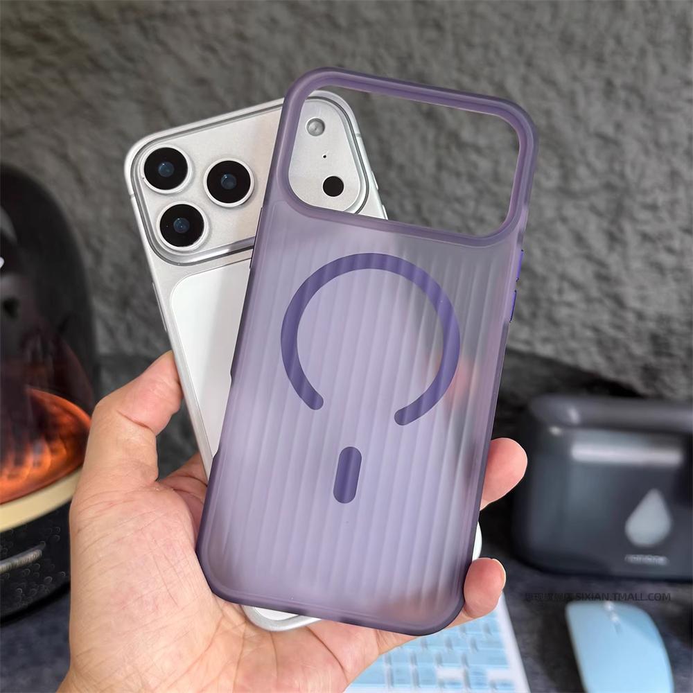 Luxury Corrugated 3D Stripes Shockproof Case For iPhone 17 Pro Max Air 16 15 14 13 12 For Magsafe Wireless Charge Bumper Cover For iPhone Air
Luxury Corrugated 3D Stripes Shockproof Case For iPhone 17 Pro Max Air 16 15 14 13 12 For Magsafe Wireless Charge Bumper Cover For iPhone Air
