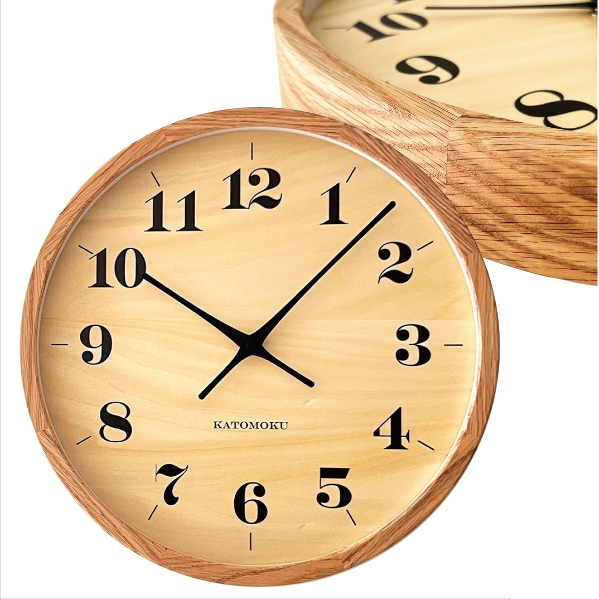 KATOMOKU muku clock 22 LL Настенные часы из дуба с плавным ходом, управляемые, km-142OARC 382 мм (Радио часы)
KATOMOKU muku clock 22 LL Настенные часы из дуба с плавным ходом, управляемые, km-142OARC 382 мм (Радио часы)