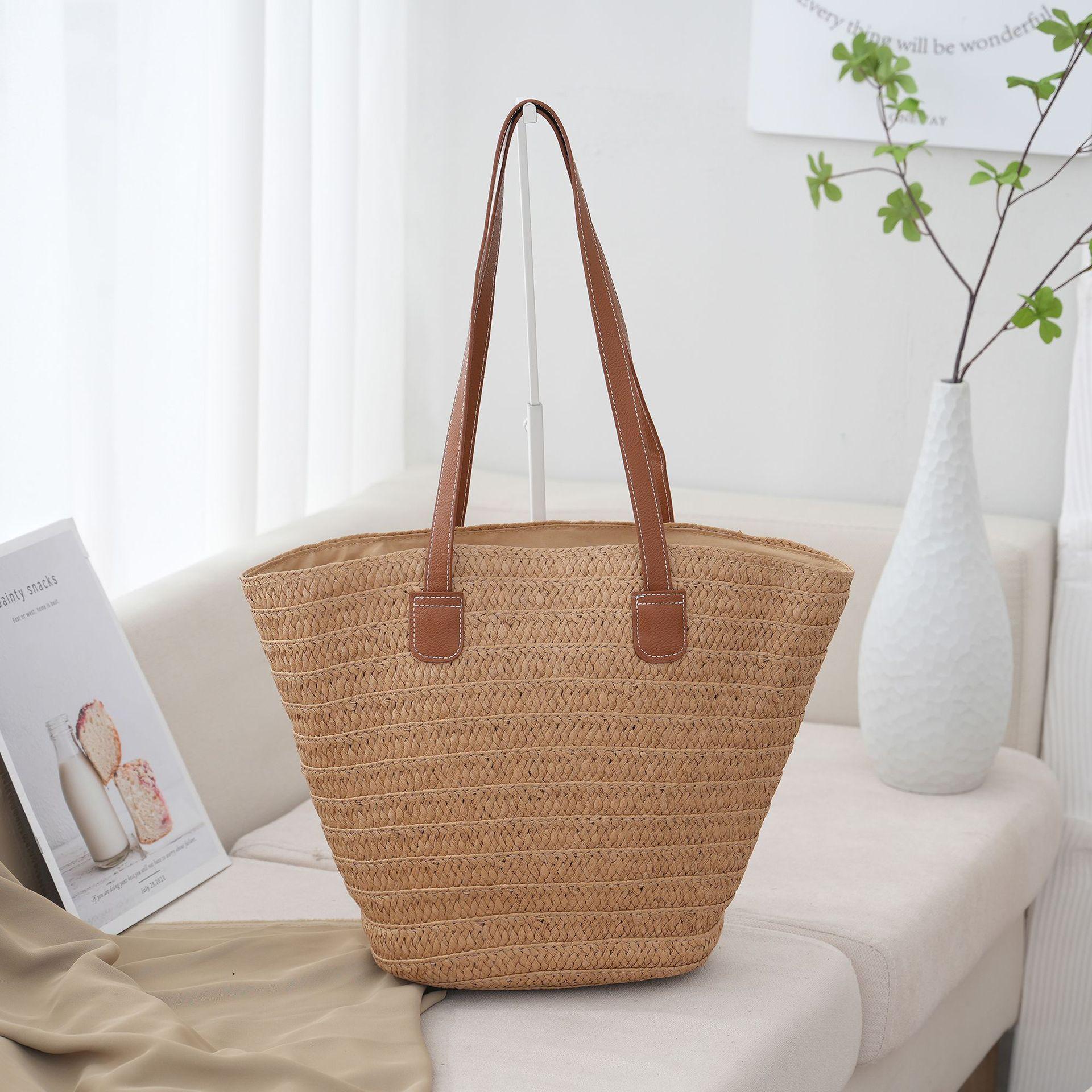 Foreign style versatile summer beach shoulder woven bag straw bag fashion casual French niche ins Korea Catchy: 43, 23 * 14 * 29
Foreign style versatile summer beach shoulder woven bag straw bag fashion casual French niche ins Korea Catchy: 43, 23 * 14 * 29