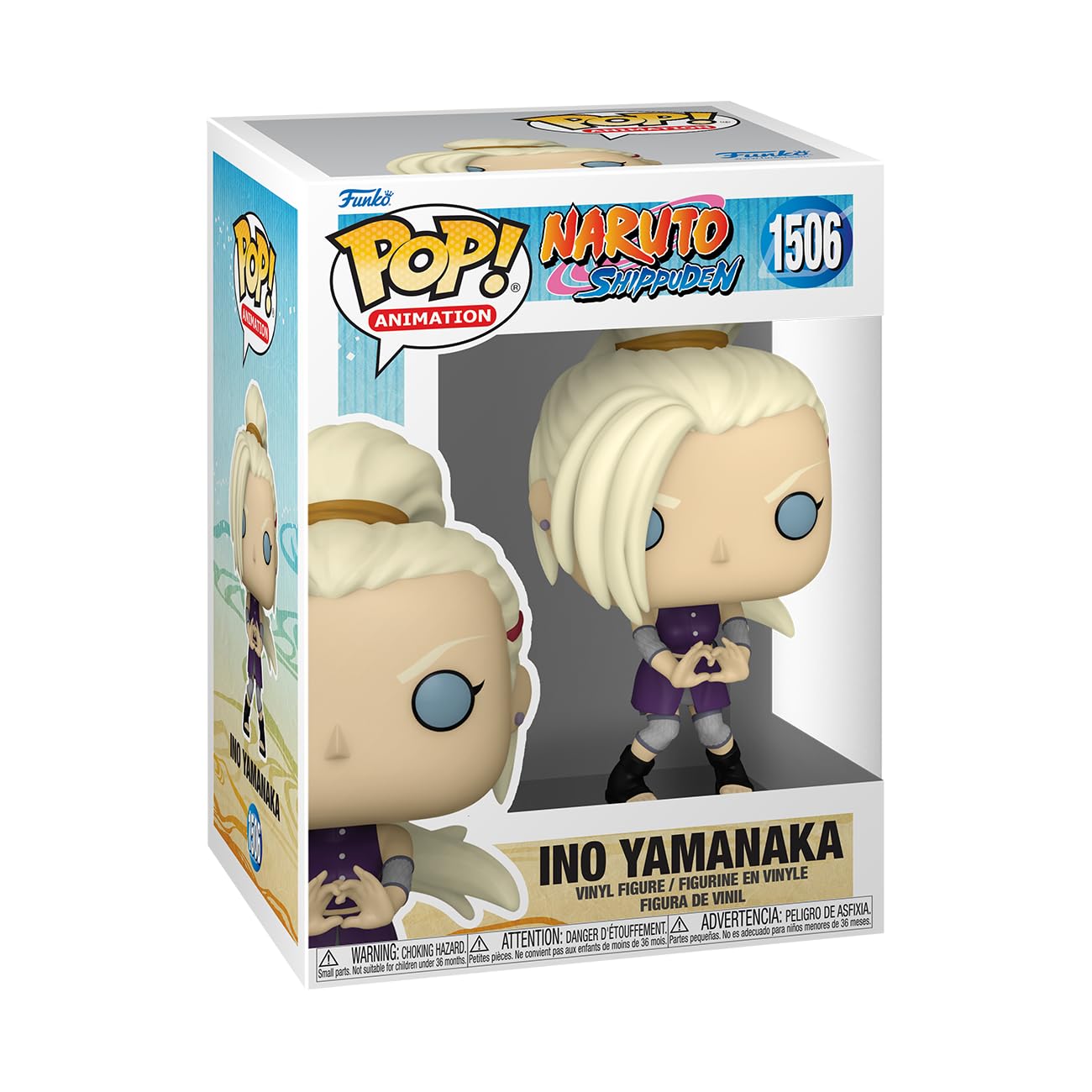Funko Naruto Ино Яманака Коллекционная виниловая фигурка Идея подарка Официальный мерч для детей Взрослых Аниме фанатов Модельная фигурка для коллекционеров и для показа