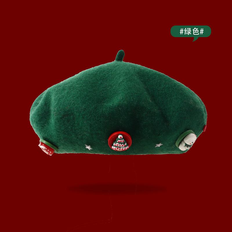Wool Beret for Women, Christmas Baker Boy Hat, Korean Style Vintage Winter Cap for Christmas Gift M 56-58cm зелений
Wool Beret for Women, Christmas Baker Boy Hat, Korean Style Vintage Winter Cap for Christmas Gift M 56-58cm зелений