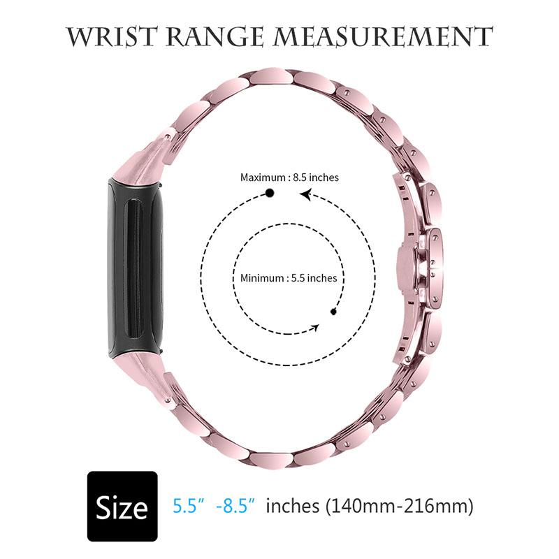 7 Beads Stainless Steel Breathable Replacement Wrist Strap Watch Band for Fitbit Charge 6/5 Gold
7 Beads Stainless Steel Breathable Replacement Wrist Strap Watch Band for Fitbit Charge 6/5 Gold