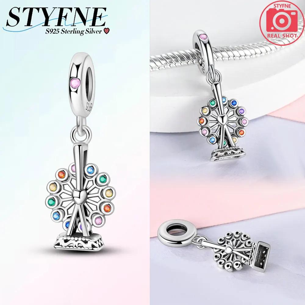 925 Silver Travel Cruise Beaded Colorful Rotating Ferris Wheel Beaded Fit Bracelet DIY Jewelry Gift
925 Silver Travel Cruise Beaded Colorful Rotating Ferris Wheel Beaded Fit Bracelet DIY Jewelry Gift