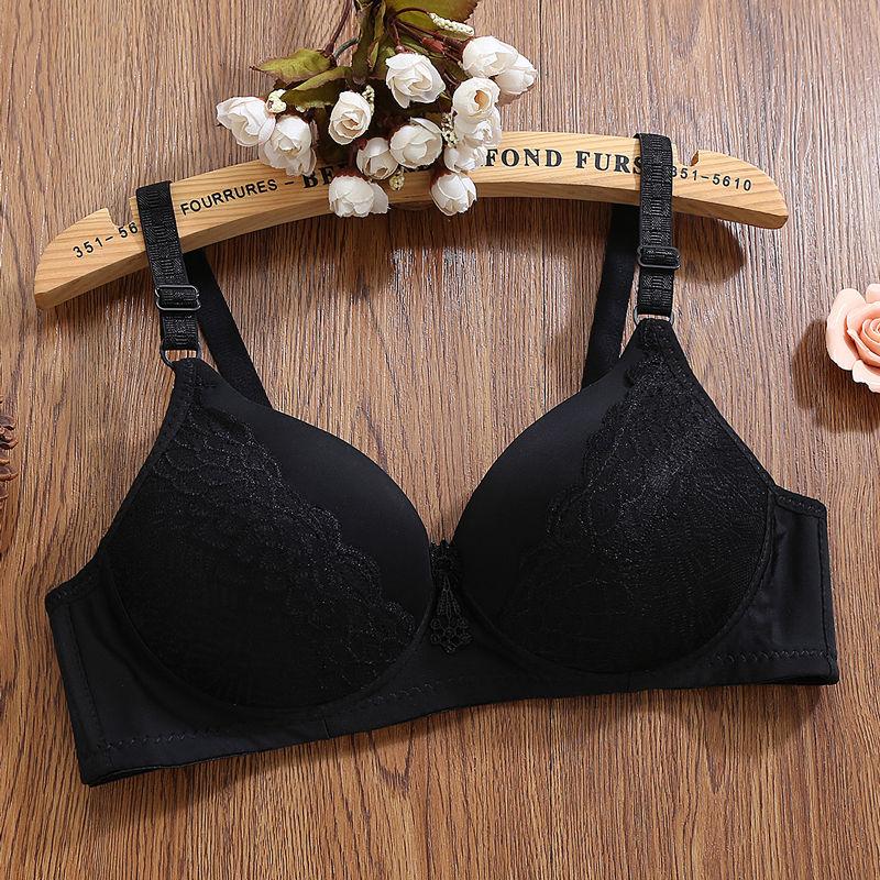 Тонкое подростковое нижнее белье с небольшой грудью, беспроводной бюстгальтер, легкий и дышащий кружевной вышивкой, сладкий сексуальный милый простой повседневный стиль 40/90 чёрный
Тонкое подростковое нижнее белье с небольшой грудью, беспроводной бюстгальтер, легкий и дышащий кружевной вышивкой, сладкий сексуальный милый простой повседневный стиль 40/90 чёрный