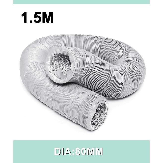 80mm/100mm/110mm/130mm/150mm Portable Air Conditioner Exhaust Vent Pipe Flexible Air Conditioner Exhaust Pipe Vent Hose Outlet DIA.80MM-1.5M
80mm/100mm/110mm/130mm/150mm Portable Air Conditioner Exhaust Vent Pipe Flexible Air Conditioner Exhaust Pipe Vent Hose Outlet DIA.80MM-1.5M