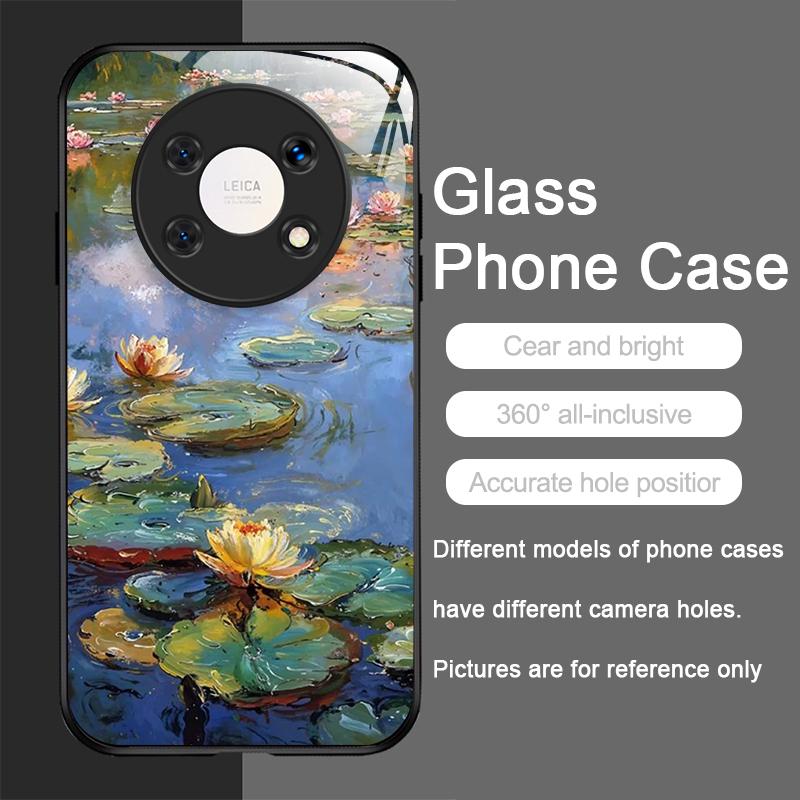 Retro Oil Painting Lotus Flower Pattern Tempered Phone Case for Huawei Nova 13 12 11 10 SE Mate 60 50 40 Pro+ P60 P50 P40 Cover Huawei Mate 40
Retro Oil Painting Lotus Flower Pattern Tempered Phone Case for Huawei Nova 13 12 11 10 SE Mate 60 50 40 Pro+ P60 P50 P40 Cover Huawei Mate 40
