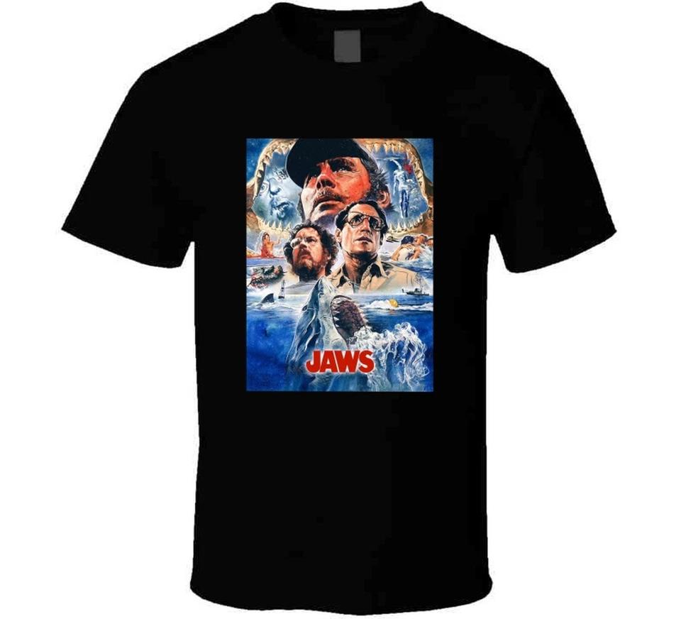 Jaws Tee 1970s Shark Thriller Movie T Shirt 4XL
Jaws Tee 1970s Shark Thriller Movie T Shirt 4XL
