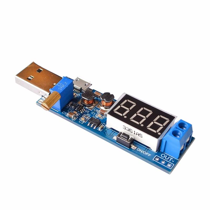 Boost Buck Converter USB Step UP / Down Power Supply Module DC-DC 5V to 3.3V / 12V Adjustable Out DC 1.2V-24V
Boost Buck Converter USB Step UP / Down Power Supply Module DC-DC 5V to 3.3V / 12V Adjustable Out DC 1.2V-24V