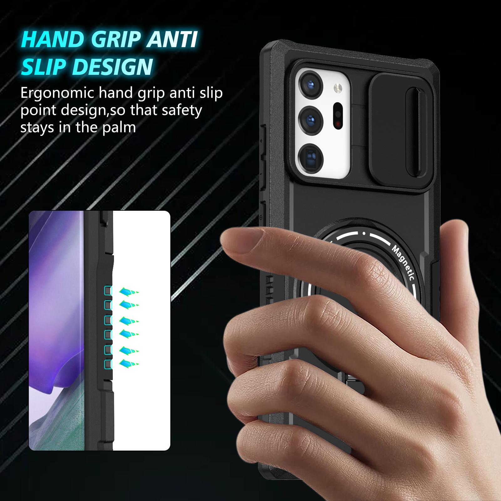 For Samsung Galaxy Note20 Ultra/Note20 Ultra 5G Case Anti-drop PC+TPU Phone Shell Compatible with MagSafe Black
For Samsung Galaxy Note20 Ultra/Note20 Ultra 5G Case Anti-drop PC+TPU Phone Shell Compatible with MagSafe Black