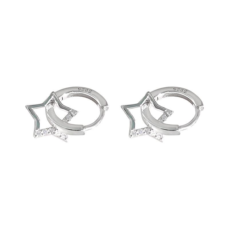 Изысканные серьги в виде пятиконечной звезды с бриллиантами для женщин, легкие, роскошные, нишевый дизайн, элегантные серьги и серьги
Изысканные серьги в виде пятиконечной звезды с бриллиантами для женщин, легкие, роскошные, нишевый дизайн, элегантные серьги и серьги