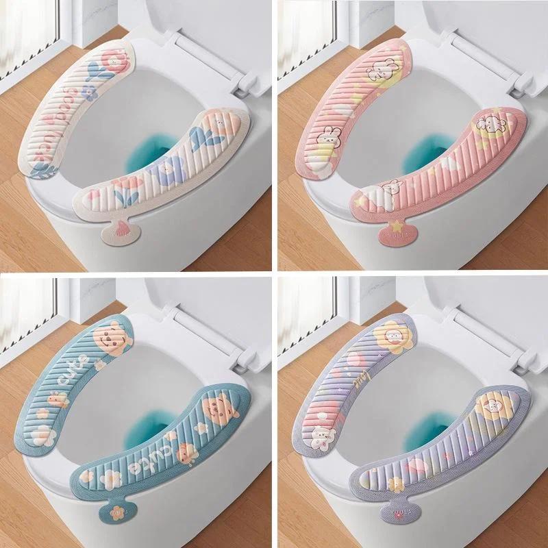 Home Toilet Mat Seat Cushion Paste Type Four Seasons Universal Potty Mat Cartoon Cute Toilet Sticker seat cover
Home Toilet Mat Seat Cushion Paste Type Four Seasons Universal Potty Mat Cartoon Cute Toilet Sticker seat cover