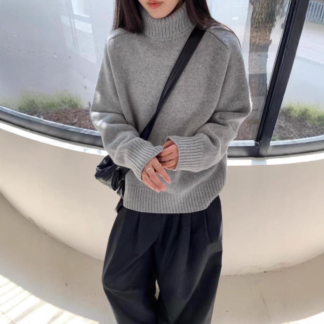 Elegant Korean Gray Turtleneck Knit Sweater for Women - 2024 Autumn/Winter Collection Medium бежевый
Elegant Korean Gray Turtleneck Knit Sweater for Women - 2024 Autumn/Winter Collection Medium бежевый