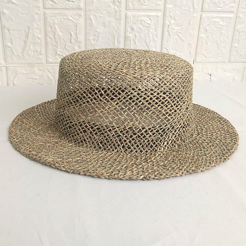 Natural Straw Canotier Flatted Top Wide Brimmed Boater Hat bEACH Preppy Summer Sun Festival Beach Holiday Birthday Gift For Him природний
Natural Straw Canotier Flatted Top Wide Brimmed Boater Hat bEACH Preppy Summer Sun Festival Beach Holiday Birthday Gift For Him природний
