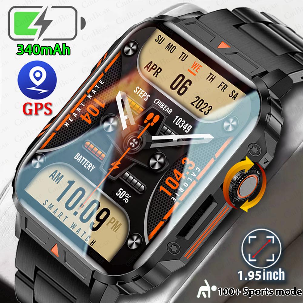 2025 New 1.95 Outdoor Military Man Smart Watch Men Bluetooth Call Smartwatch Men For Android IOS IP68 Waterproof Ftiness Watches silicone belt чорний
2025 New 1.95 Outdoor Military Man Smart Watch Men Bluetooth Call Smartwatch Men For Android IOS IP68 Waterproof Ftiness Watches silicone belt чорний
