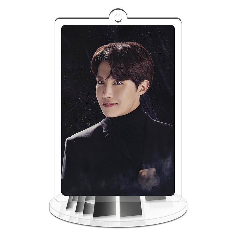 BTS Dark Style Stand Keychain, Bangtan Boys Portrait Photo Keyring with Display Stand, Kpop Idol Desk Decor for ARMY Fans J-HOPE
BTS Dark Style Stand Keychain, Bangtan Boys Portrait Photo Keyring with Display Stand, Kpop Idol Desk Decor for ARMY Fans J-HOPE