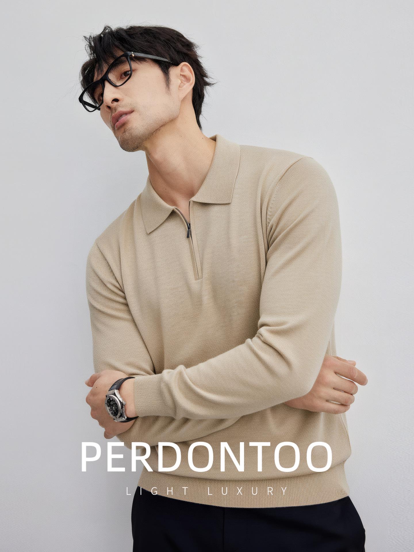 Wool Blend Half-Zip Lapel Knitwear for Men - Handsome Slim-Fit Solid Color Sweater M хакі
Wool Blend Half-Zip Lapel Knitwear for Men - Handsome Slim-Fit Solid Color Sweater M хакі