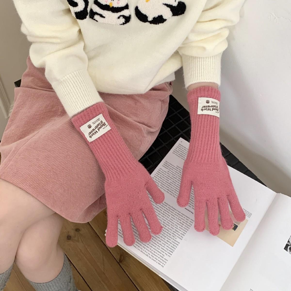 New Fashion Solid Color Touch Screen Knitted Gloves Women Winter Gloves Warm Gloves Solid Work Gloves Mittens For Women розовый
New Fashion Solid Color Touch Screen Knitted Gloves Women Winter Gloves Warm Gloves Solid Work Gloves Mittens For Women розовый