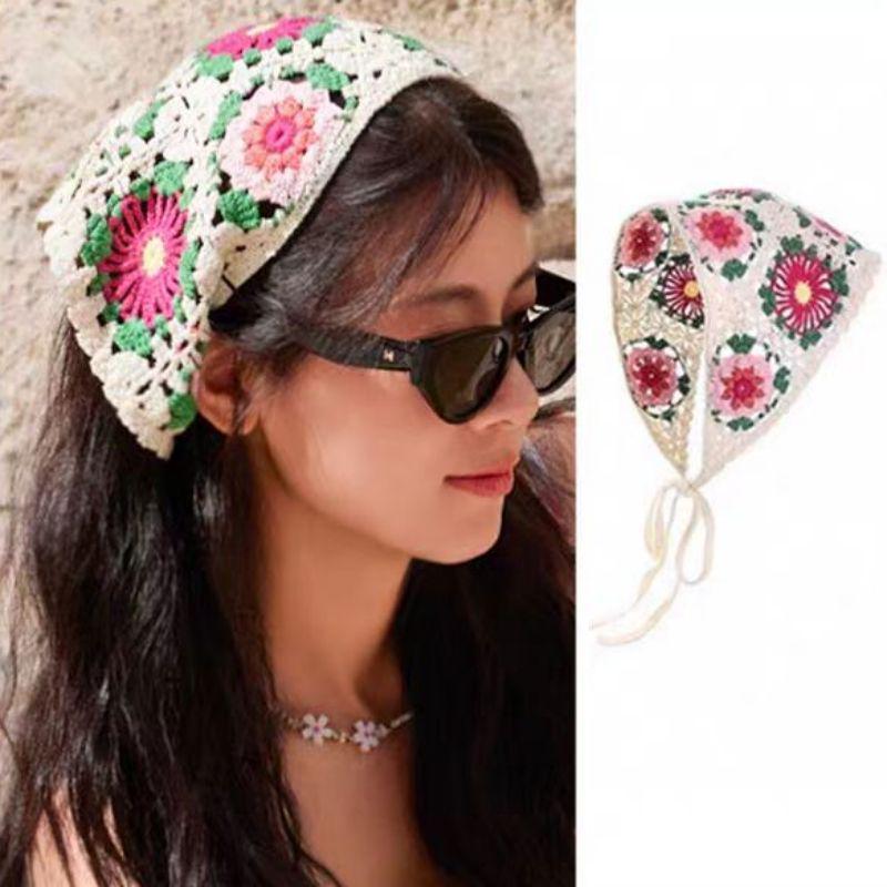 Zhao Zhaoyi Crochet-Inspired Knitted Triangle Headscarf - Versatile, Fashionable Retro Pastoral Headband for Women and Girls
Zhao Zhaoyi Crochet-Inspired Knitted Triangle Headscarf - Versatile, Fashionable Retro Pastoral Headband for Women and Girls