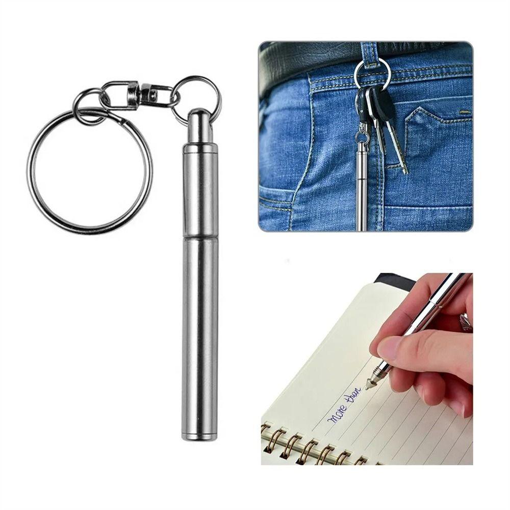 Metal Telescoping Tool Pen Multifunctional Pen Shape Keychain School Office Supplies
Metal Telescoping Tool Pen Multifunctional Pen Shape Keychain School Office Supplies