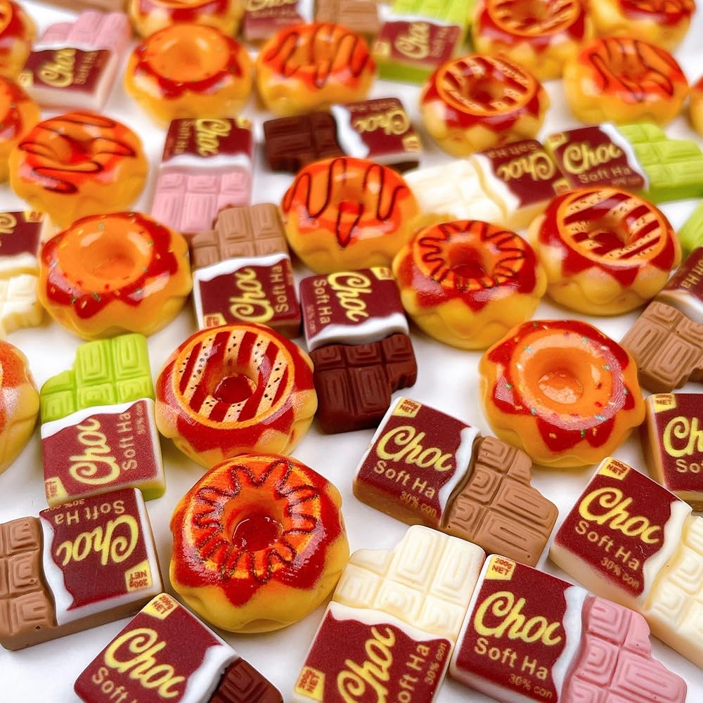 Miniature Food 40-Piece Set Dollhouse DIY Handmade Accessories Resin Donuts Chocolate Bread
Miniature Food 40-Piece Set Dollhouse DIY Handmade Accessories Resin Donuts Chocolate Bread
