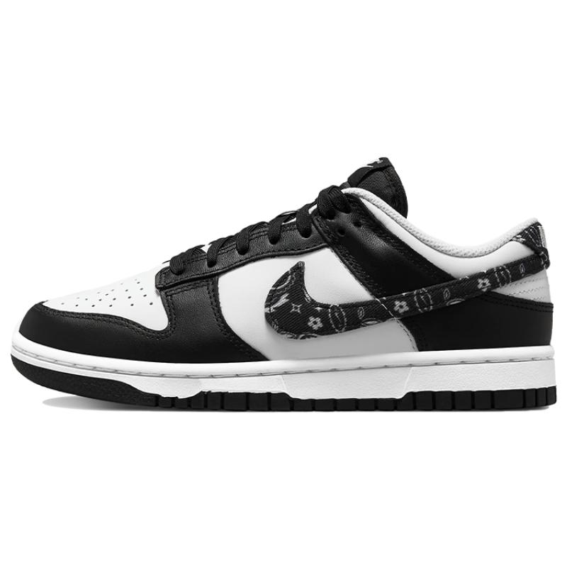 Nike Dunk ESS blue paisley canvas leather vintage low-top skate shoes for women in black and white 44.5
Nike Dunk ESS blue paisley canvas leather vintage low-top skate shoes for women in black and white 44.5