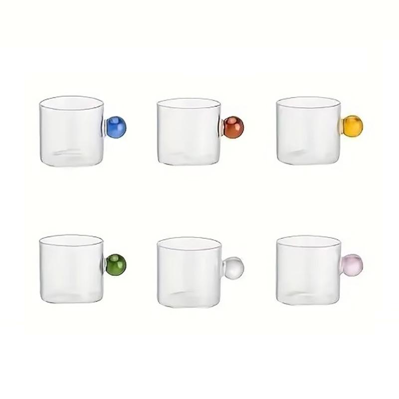 YWDL 6 шт. чашки для эспрессо с шарообразной ручкой, мини-кофейные чашки, термостойкая чайная чашка, стеклянная питьевая кружка, посуда для напитков, 100 мл/3,38 унции 51-100ml
YWDL 6 шт. чашки для эспрессо с шарообразной ручкой, мини-кофейные чашки, термостойкая чайная чашка, стеклянная питьевая кружка, посуда для напитков, 100 мл/3,38 унции 51-100ml