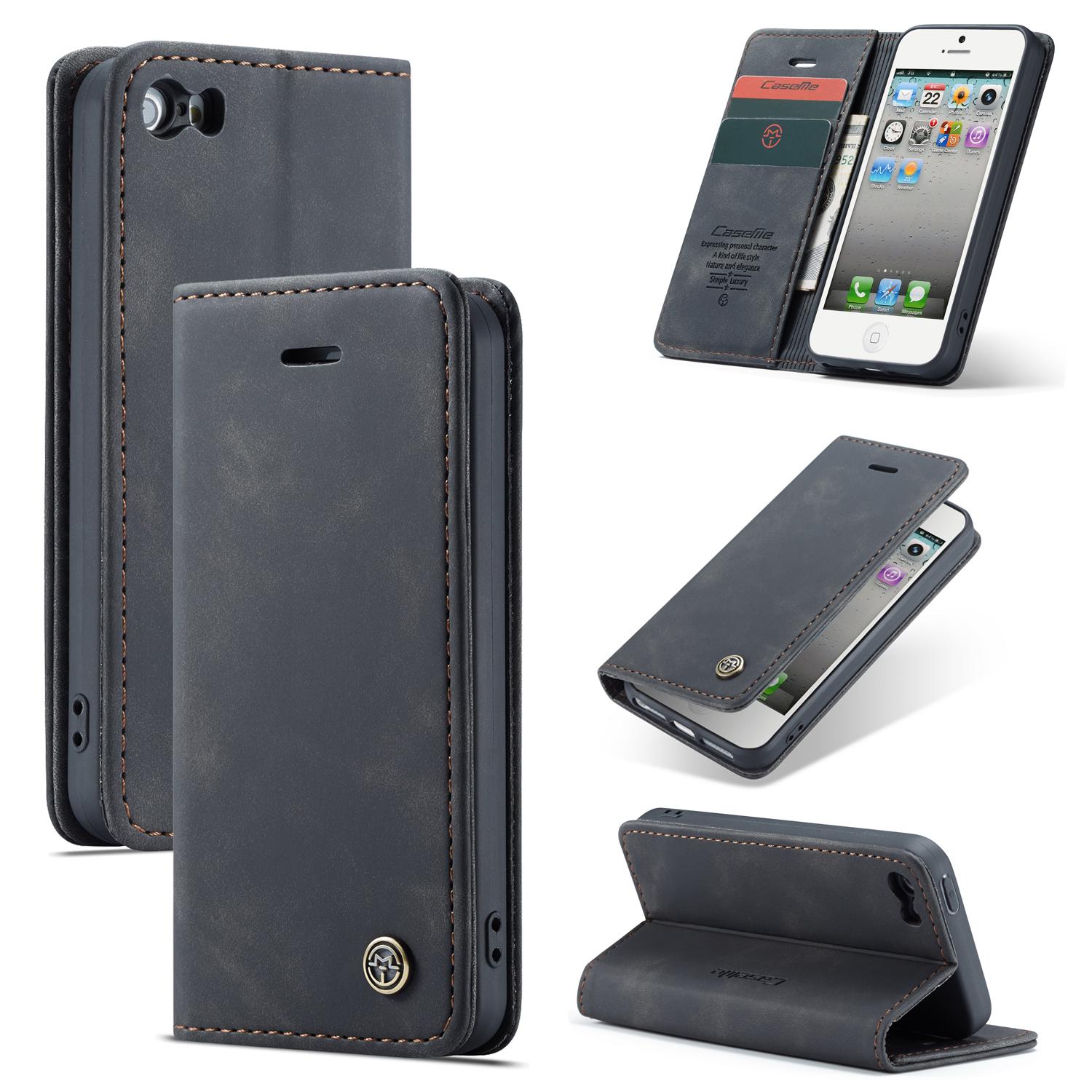 For iPhone 5s/iPhone SE (1st generation)/iPhone 5 Case CASEME 013 Series Card Holder Stand Leather Phone Cover B
For iPhone 5s/iPhone SE (1st generation)/iPhone 5 Case CASEME 013 Series Card Holder Stand Leather Phone Cover B