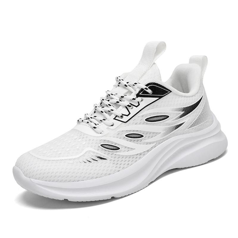 Зимняя новая универсальная мужская и женская спортивная обувь повседневная мужская нескользящая повседневная обувь для улицы легкая на шнуровке парный стиль 45 белый