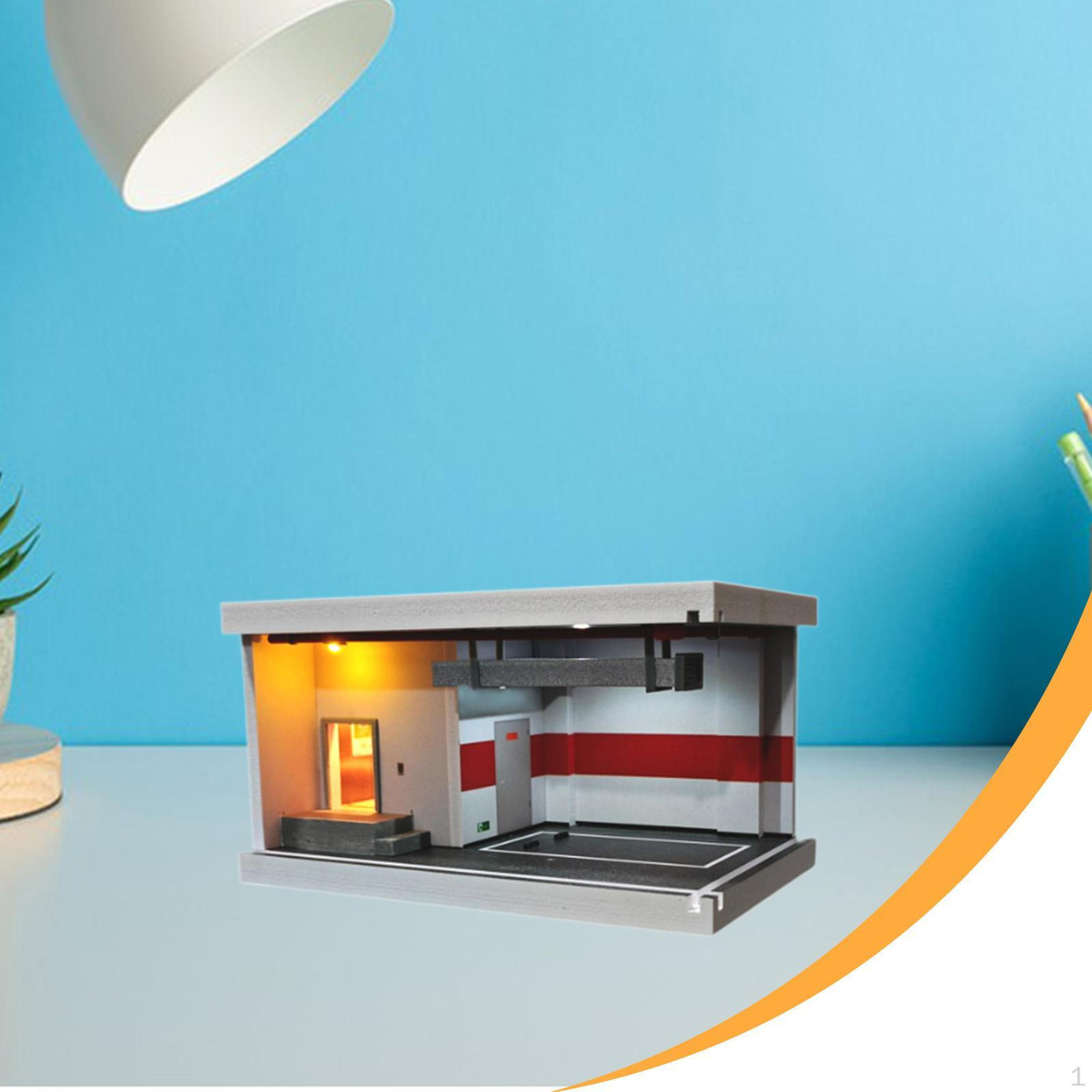 1/64 Model Car Display Case Diorama Parking Lot Scene with Light Micro Landscape Decor Showcase червоний
1/64 Model Car Display Case Diorama Parking Lot Scene with Light Micro Landscape Decor Showcase червоний