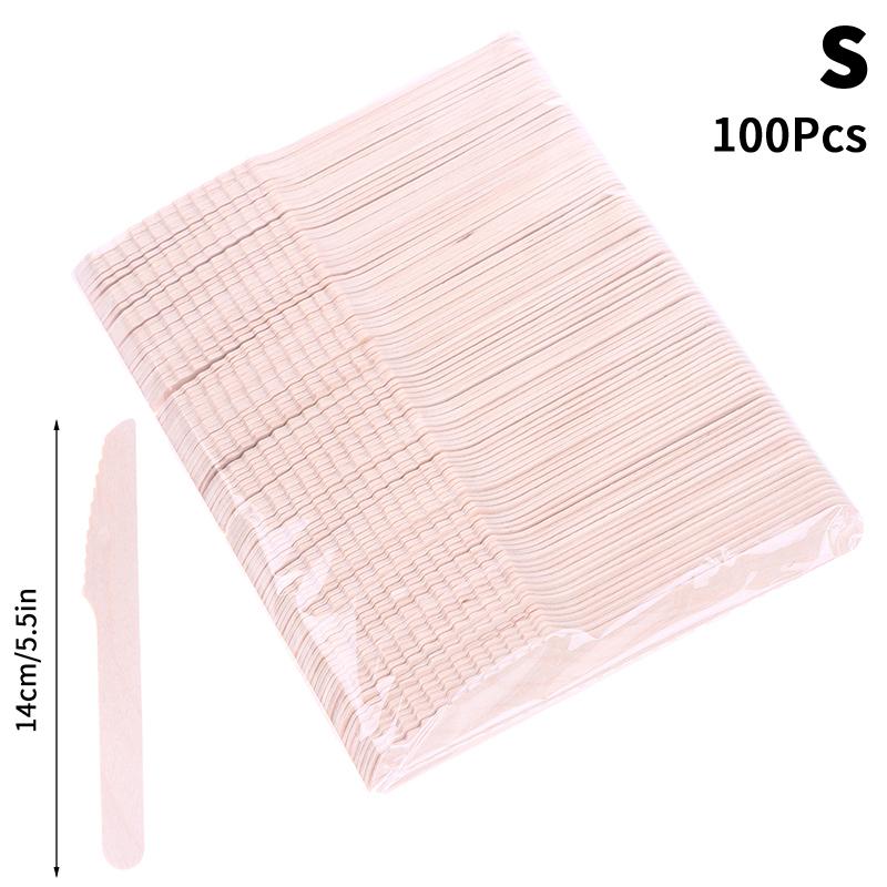 100 Pcs Disposable Wooden Cutlery Forks/Spoons/Cutters Knife Party Supplies Kitchen Utensil Dessert Tableware Packing Set knife,14cm
100 Pcs Disposable Wooden Cutlery Forks/Spoons/Cutters Knife Party Supplies Kitchen Utensil Dessert Tableware Packing Set knife,14cm