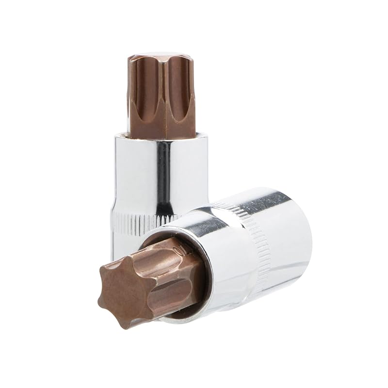Aopin 1/2 inch bit socket T70, auto repair tools mechanical equipment, S2 steel bit, CR-V steel socket, 2.5 (60mm) length, 2 pieces
Aopin 1/2 inch bit socket T70, auto repair tools mechanical equipment, S2 steel bit, CR-V steel socket, 2.5 (60mm) length, 2 pieces