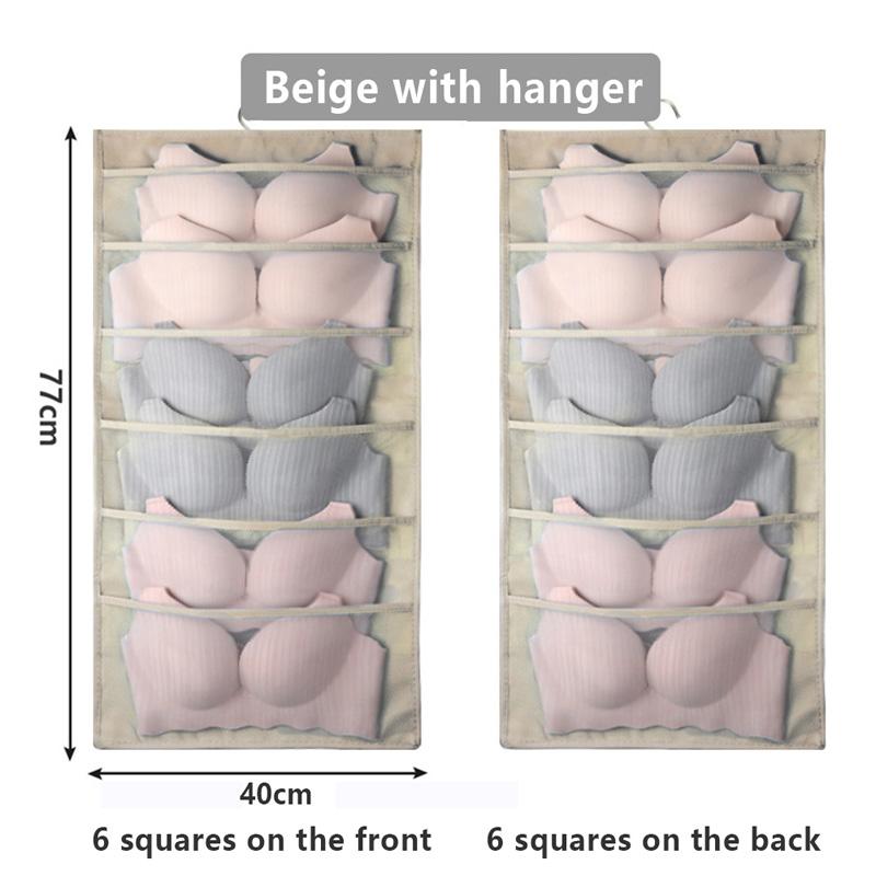 Double Sided Underwear Storage Bag Folding Hanging Bra Clother Organizer Hanger Clothes Organizer for Wardrobe Closet Organizer
Double Sided Underwear Storage Bag Folding Hanging Bra Clother Organizer Hanger Clothes Organizer for Wardrobe Closet Organizer