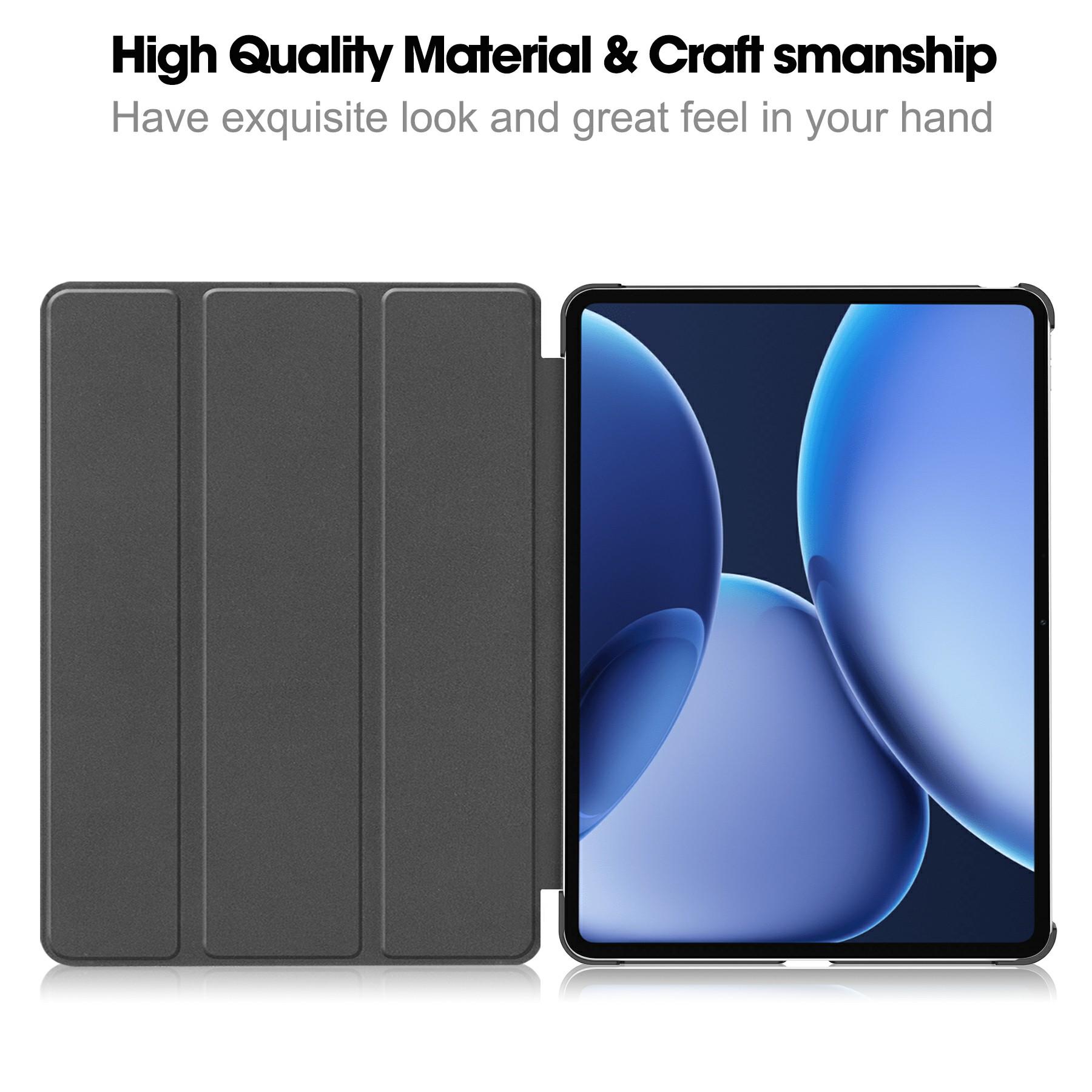 For Oppo Pad 4 Pro/OnePlus Pad 3/Pad 2 Pro Case Anti-Drop Leather Stand Tablet Cover Blackish Green
For Oppo Pad 4 Pro/OnePlus Pad 3/Pad 2 Pro Case Anti-Drop Leather Stand Tablet Cover Blackish Green